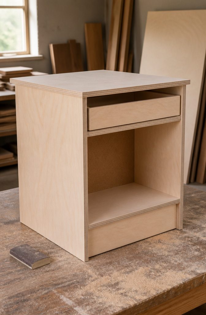How to Build DIY Office Cabinets: 8 Steps from Base to Finish 12 Plywood cabinet sides and shelves cut for an office cabinet build