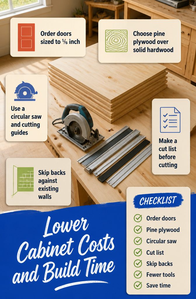 How to Build Cabinets: 9 Steps from Planning to Finish 13 Cabinet cost guide listing plywood choices and ways to reduce build time