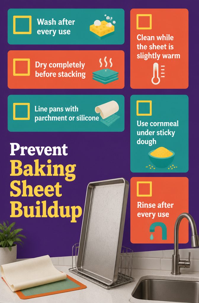 How to Clean Baking Sheets: 5 Methods That Actually Work 10 Baking sheet care guide with liners and cleaning tips to prevent residue buildup
