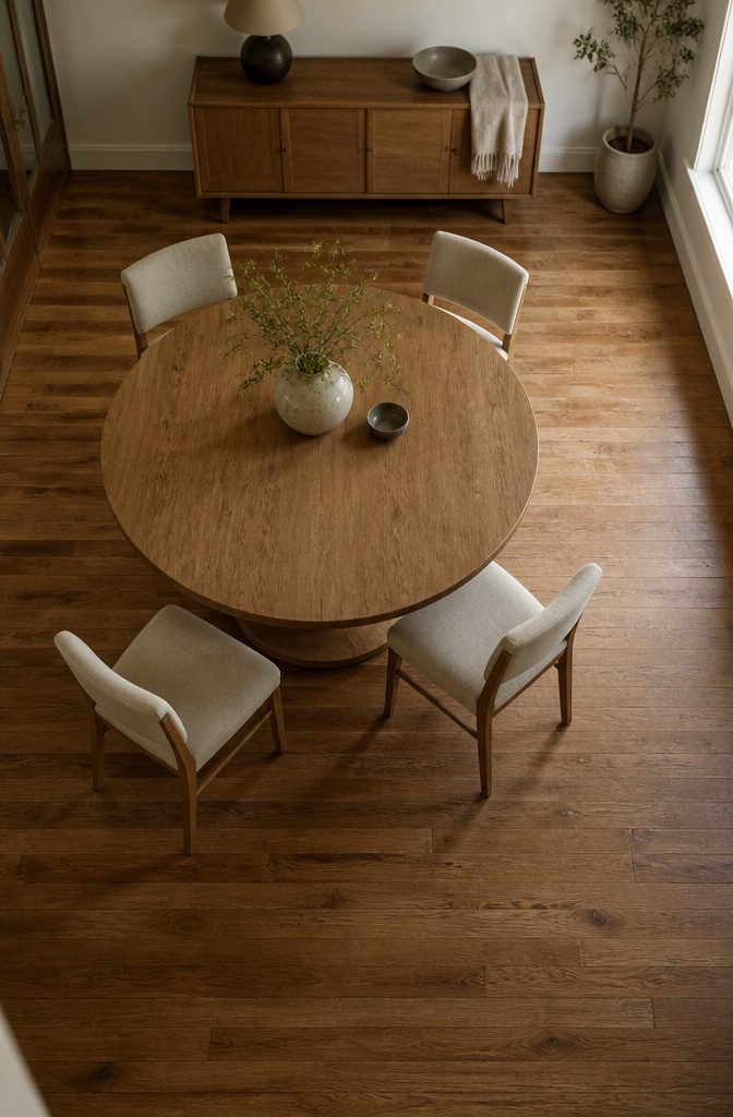 12 Ways to Decorate a Dining Room That Actually Work 2 Dining table positioned among chairs and other dining room furniture