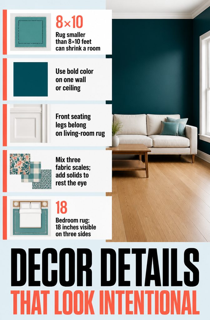 Decor Details That Look Intentional information graphic