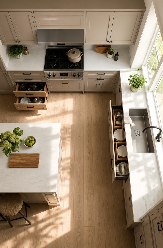 20 Kitchen Cupboard Ideas to Refresh Your Space in 2026 12 Kitchen featuring a variety of cabinet styles and storage solutions.