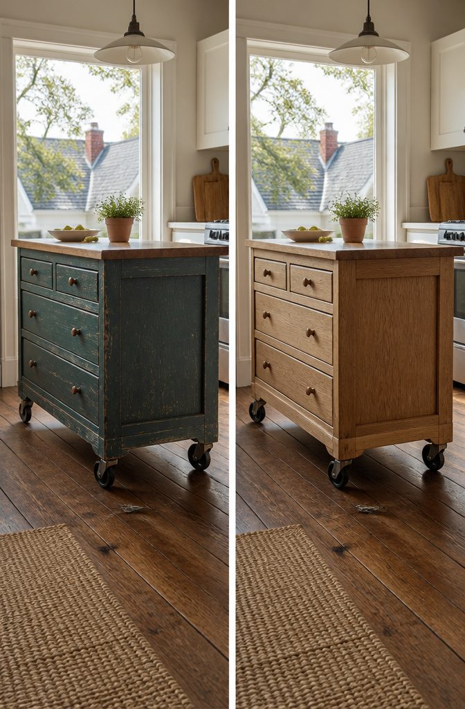 How to Build a Kitchen Island: 7 Steps from Plan to Finish 6 Kitchen island base positioned in a residential kitchen before installation